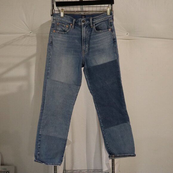 Gap color block jeans, Size 6 - Picture 6 of 7